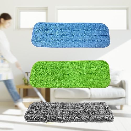 3Pcs Water Spraying Mop Cloth Replacement Set