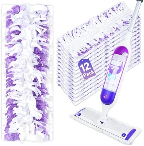 MyKEEPOW 12 Pack Disposable Mop Pads Refills
