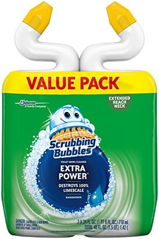 Scrubbing Bubbles Extra Power Toilet Bowl Cleaner Rainshower 24 oz Pack of 2