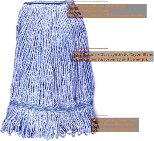 NIUBEE Heavy Duty Mop Head Refills