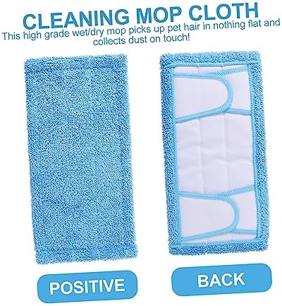 Microfiber Mop Pads Replacement - 2-Pack Wet Dry Mop Heads
