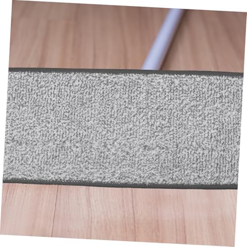 4pcs Microfiber Mop Replacement Pads - Flat Heads Grey