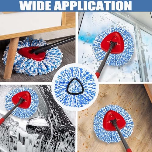 FOOKCIAN 2-Pack Spin Mop Replacement Head
