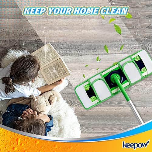 KEEPOW XL Wet Pads Refills for Swiffer XL 4 Pack