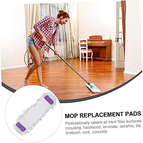 Minkissy Reusable Microfiber Mop Pads for Floor Cleaning