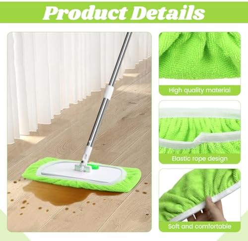 Stankey Up 4-Pack Microfiber Mop Pads for Swiffer Sweeper