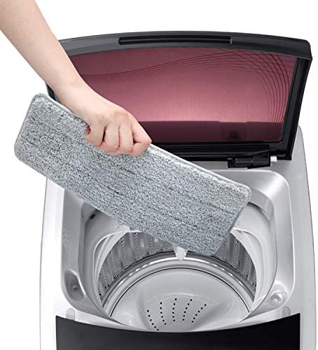 Bulletproof Microfiber Mop Pads - 5 Pack Reusable for Wet Dry Cleaning