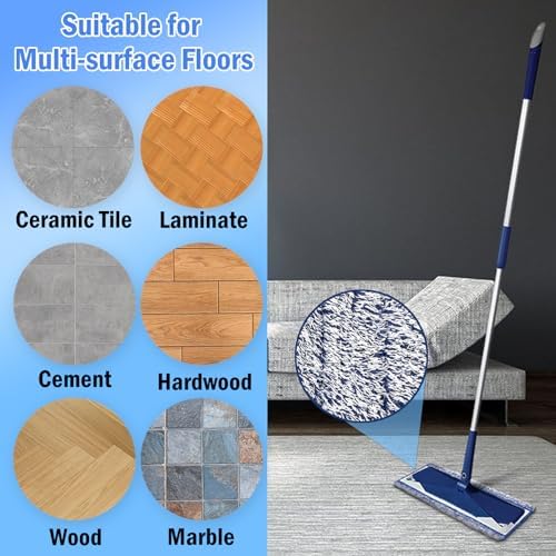 ZIONYA 4 Pack Microfiber Dust Pads for Bona Mops