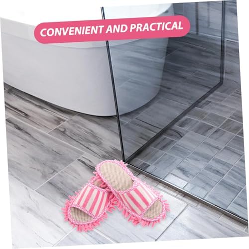 Minkissy 1 Pair Mop Slippers for Women