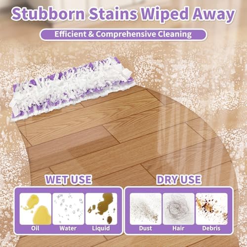 LOVECO 25 Count Power Mop Refills for Swiffer