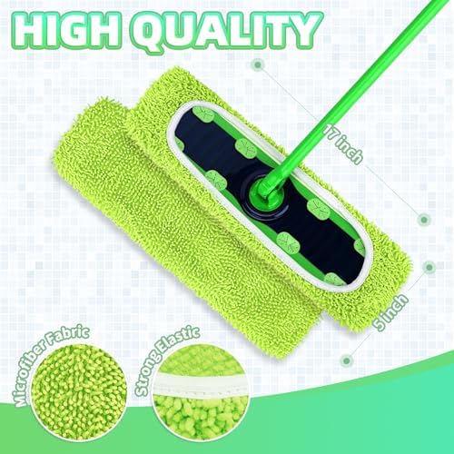 4 Pack Reusable X-Large Mop Pads for Swiffer Sweeper XL