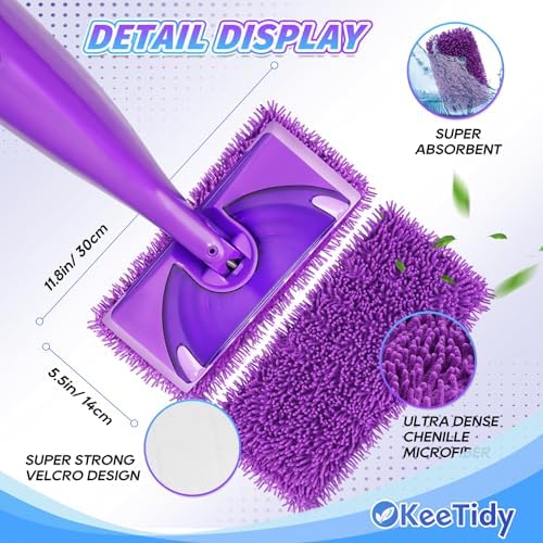 KeeTidy Wet Jet Pads for Swiffer 3 Pack