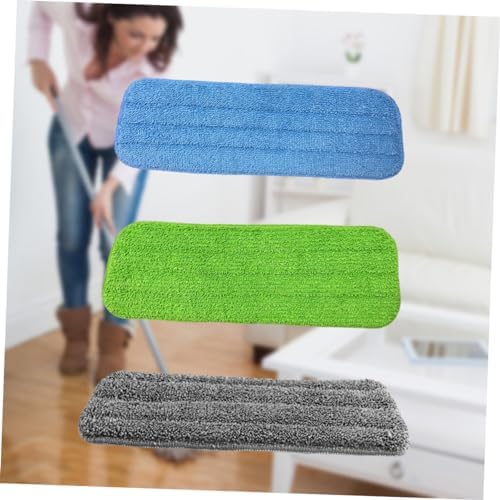 3Pcs Water Spraying Mop Cloth Replacement for Efficient Cleaning