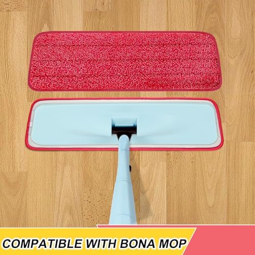 165 Inch H-Gamely Microfiber Mop Pads Set of 5