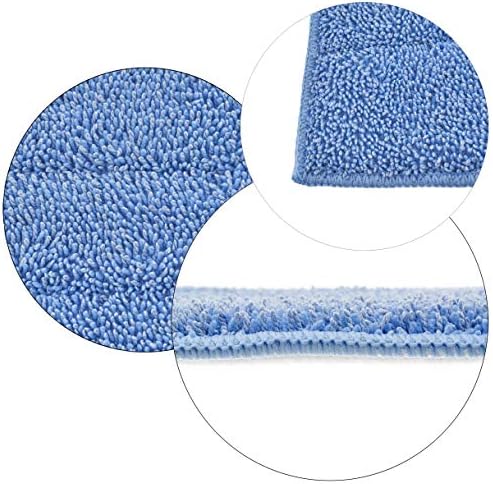 Superio Microfiber Mop Refill 16 Inch Blue 12 Pack Replacement Head