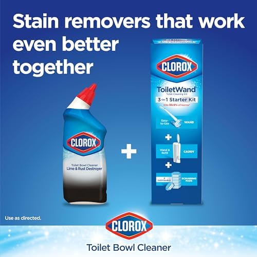 Clorox Toilet Bowl Cleaner 24 Ounces Pack of 2