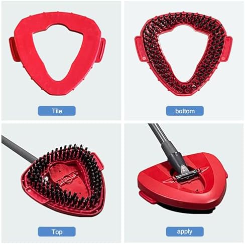Rotating Scrub Brush Head for Mop 180-Degree Swivel Replacement