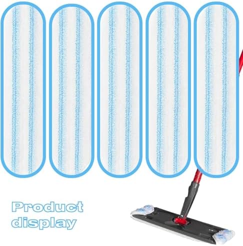 5-Pack O-Cedar H2Pro Replacement Mop Pads - Ultra-Dense Microfiber
