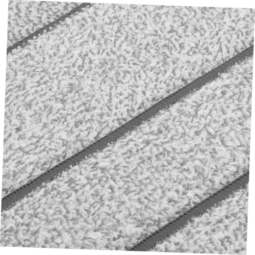 4pcs Microfiber Mop Replacement Pads - Flat Heads Grey