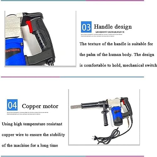 1100W Electric Needle Derusting Gun for Rust and Welding Slag Removal
