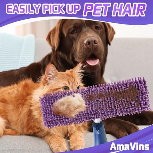 AmaVins 5 Pack Reusable Microfiber Mop Pads for Bona Mop