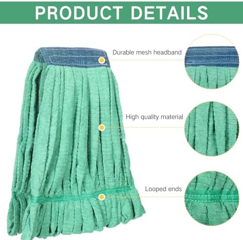 Lallisa 10 Pcs Microfiber Mop Head Refill
