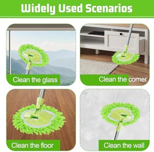 Yuomeaz 2 Pack Spin Mop Replacement Heads
