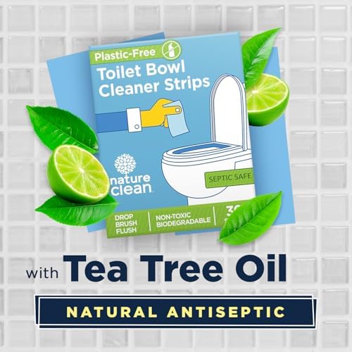 Nature Clean Non-Toxic Toilet Bowl Cleaner Strips 36 Count 1