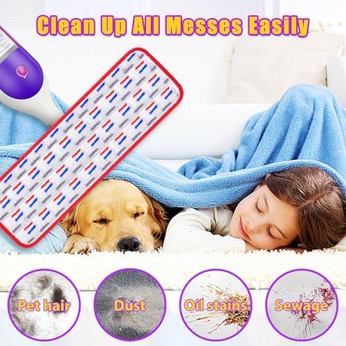 FORSPEEDER 8 Pack Reusable Mop Pads for Swiffer PowerMop 15 Mop Refills