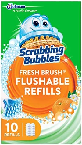 Scrubbing Bubbles Fresh Brush Flushable Refills - Citrus Scent - 10 Count Per Box