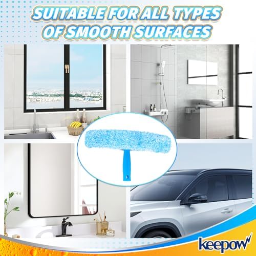 KEEPOW 14 Inch Microfiber Window Scrubber Refill 1