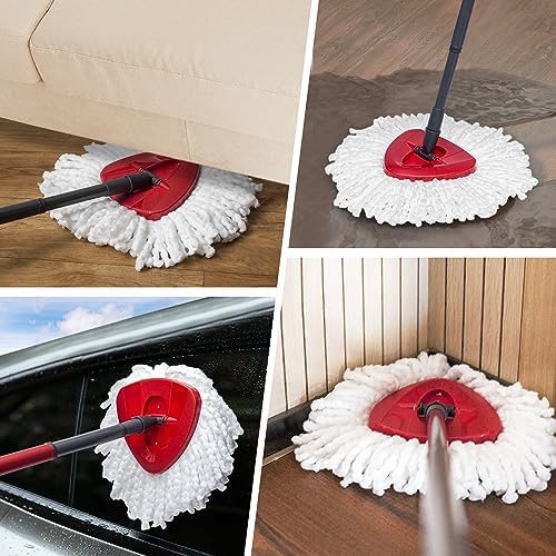 BRENSTEN Spin Mop Refill 4-Pack for O-Cedar Easy Wring 1