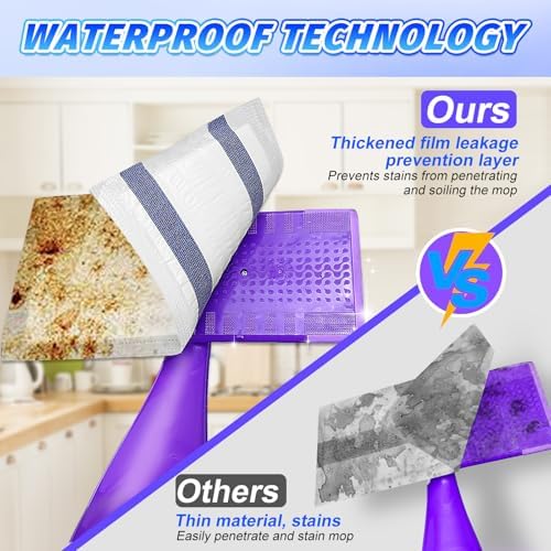 YagoDago 25 Count Swiffer Compatible Mop Pads
