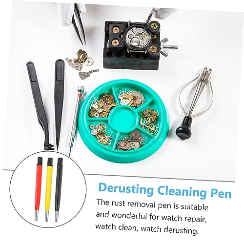 3pcs Heavy Duty Rust Remover Cleaning Pen for Watch Repair