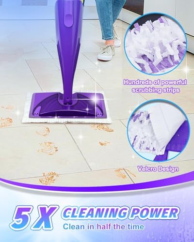 MyKEEPOW 20-Pack Replacement Mop Pads for Swiffer Wet Jet