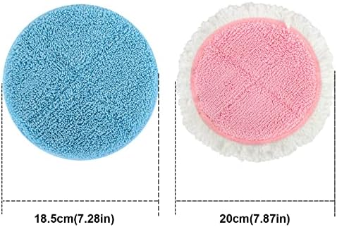 BeiLan Electric Mop Pads - 6 Pack Replacement for 728 Inch Mops