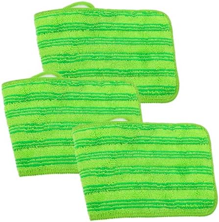 3pcs Microfiber Mop Pads Replacement Washable for Hardwood Tile