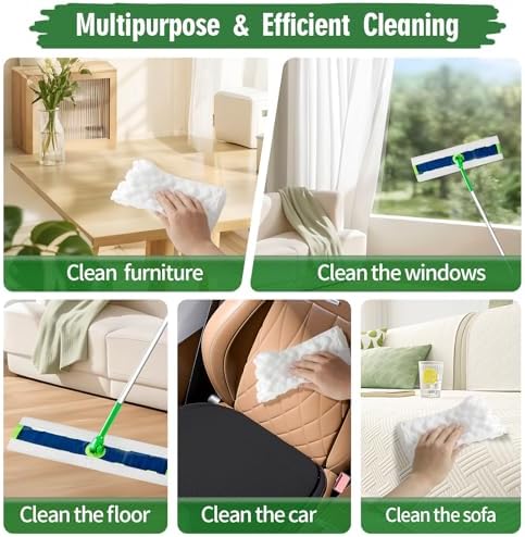 Senowi Heavy Duty Dry Mop Pads for Swiffer XL 50 Count Unscented