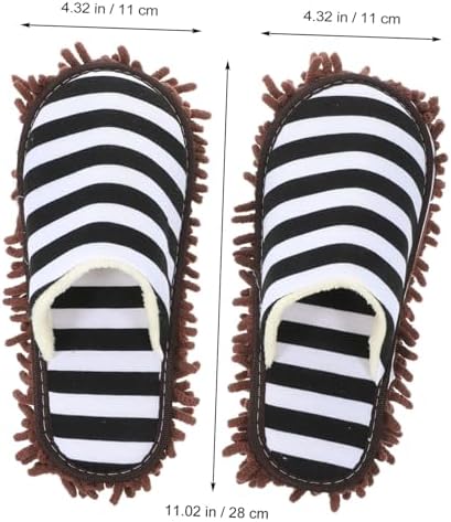 Ipetboom Washable Dust Mop Slippers for Easy Cleaning