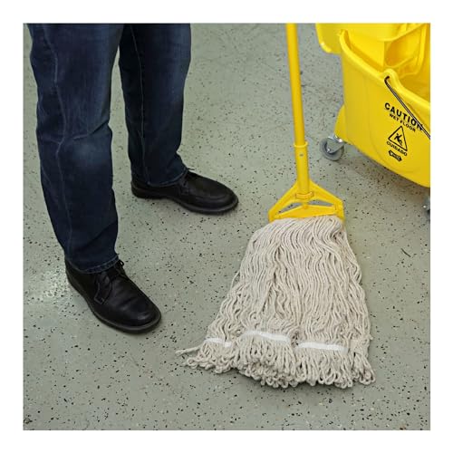 Boardwalk Replacement Mop Head 32-Oz White Premium Cotton