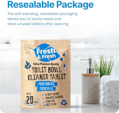 Fresh Fresh Toilet Bowl Cleaner Tablets 10-Pack 2-3 Week Lasting