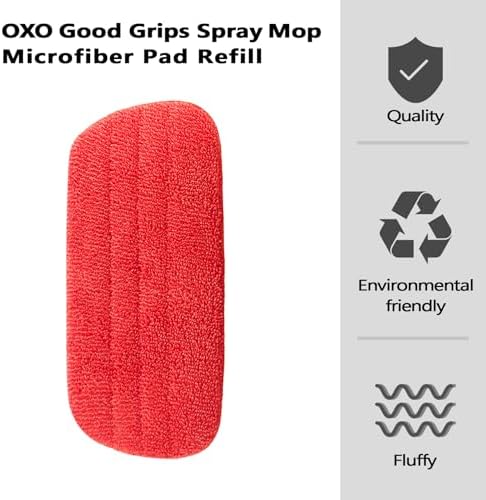 SunDiss 2 Pack Microfiber Mop Replacement Heads