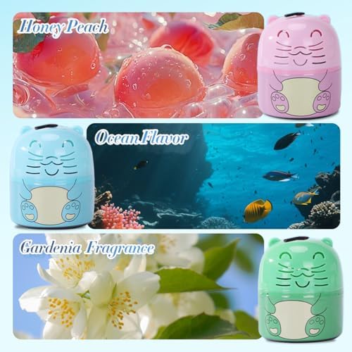 HOAIME Toilet Cleaner Deodorizer 3 Pcs Magic Bottle