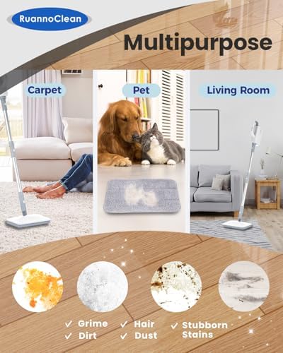 RuannoClean Steam Mop Pads 6-Pack for Seyola FEPPO Others