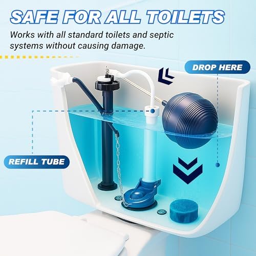Shinefy Blue Toilet Cleaner Tablets 20 Tabs