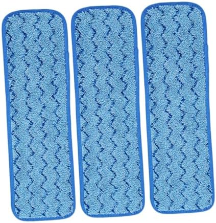 PACKOVE 3pcs Washable Mop Head Refills for Tile and Marble Cleaning