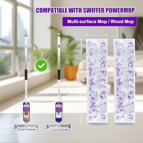 Disposable Power Mop Pads Refills for Swiffer PowerMop 20 Count