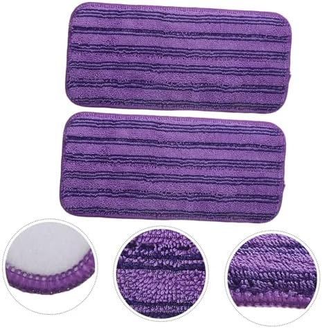 2pc Microfiber Mop Pads for Reusable Cleaning Cloth on Hard Floors