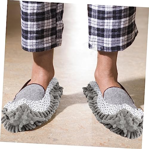 CALLARON Microfiber Mop Slippers 2 Pairs