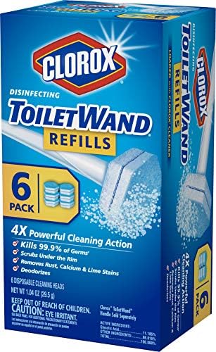 Clorox Wand Heads 6 Count for Effective Toilet Cleaning